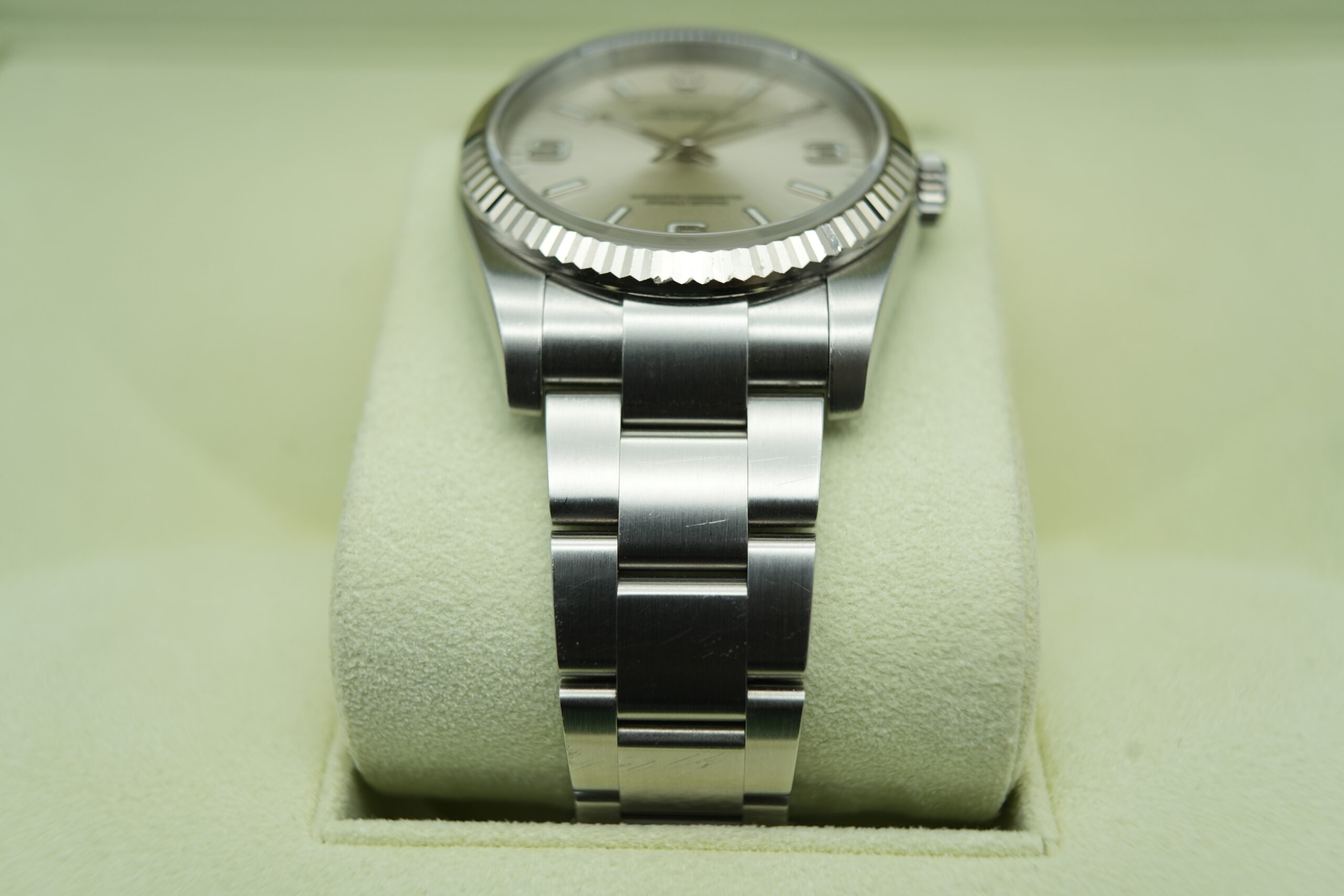 Rolex 116034 Oyster Perpetual 36 Silver dial