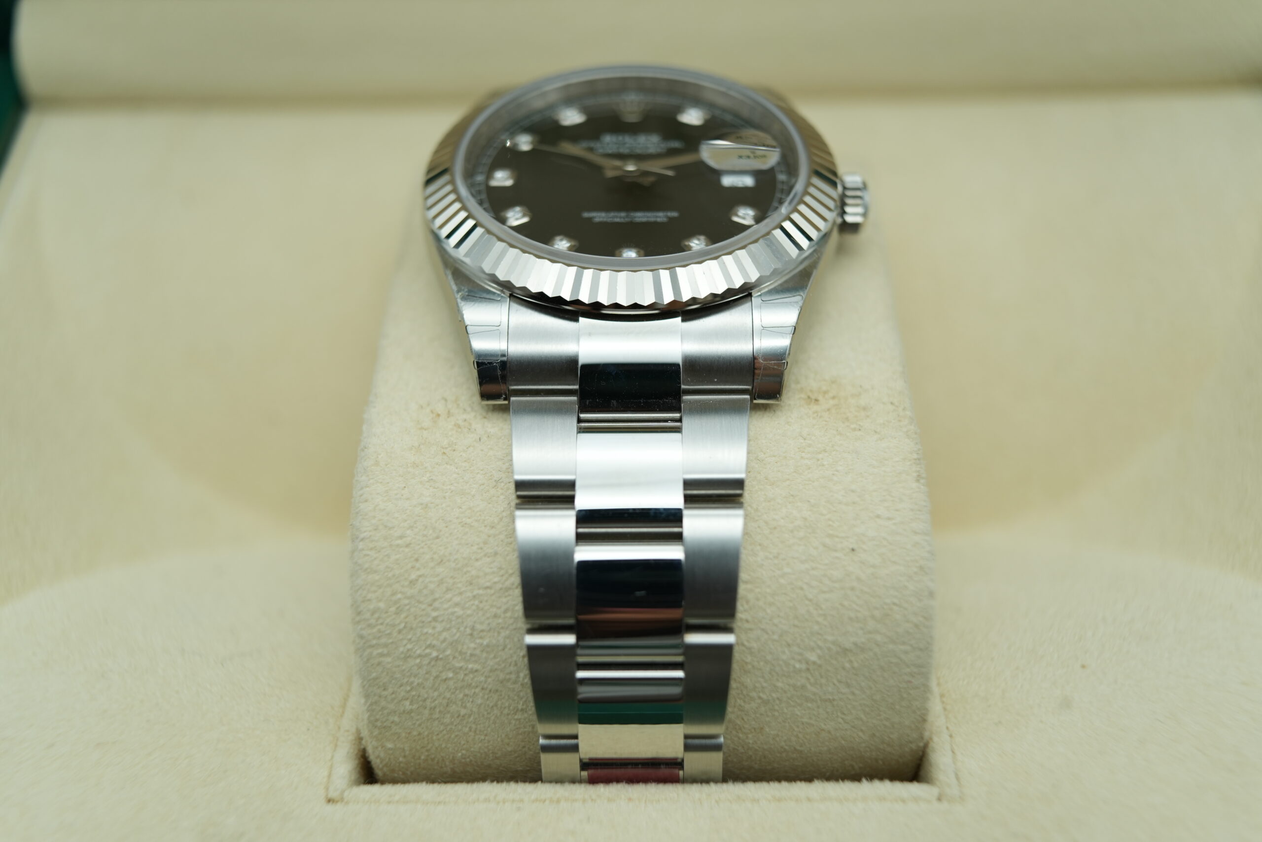 Rolex 126334 Datejust 41 Black Diamond Dial