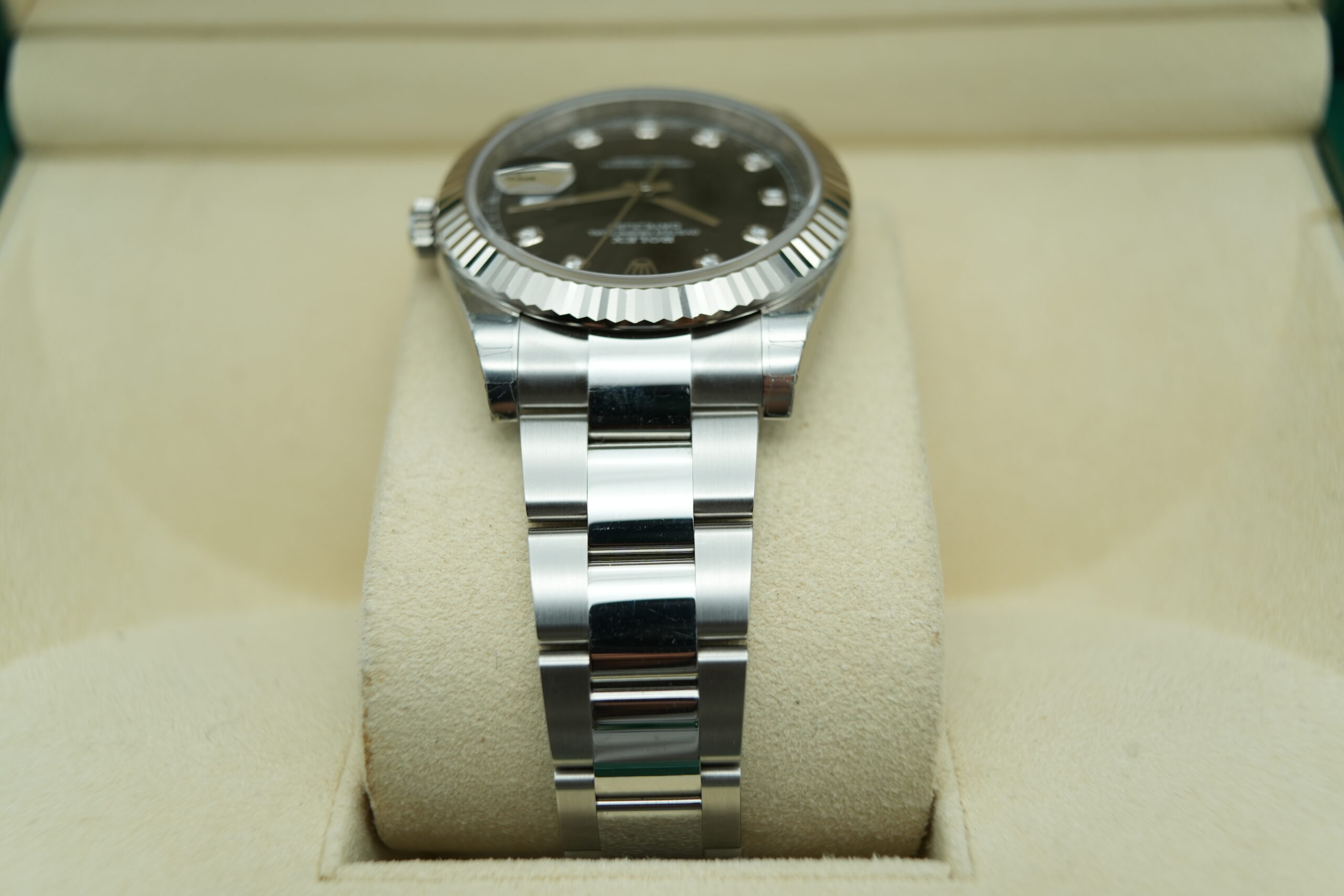 Rolex 126334 Datejust 41 Black Diamond Dial
