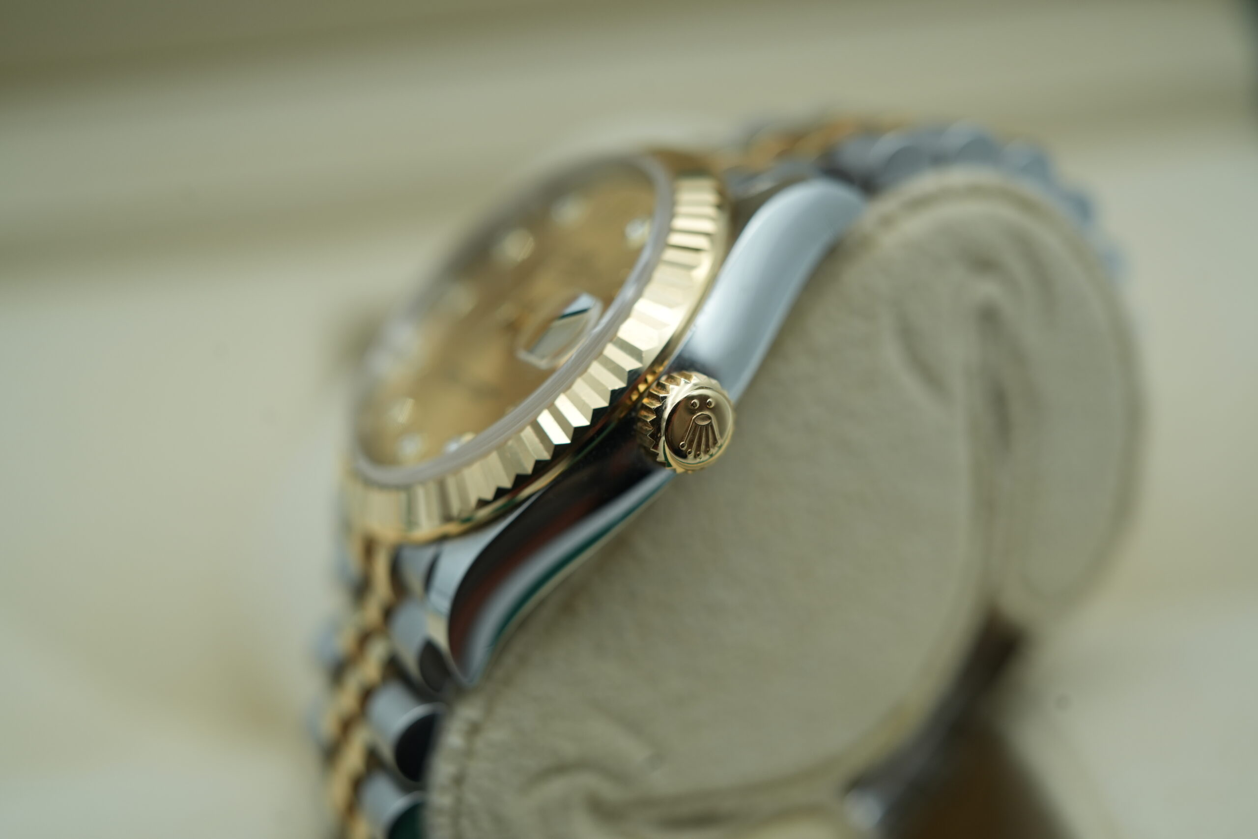 Rolex 278273 Lady Datejust Factory Champagne Diamond Dial