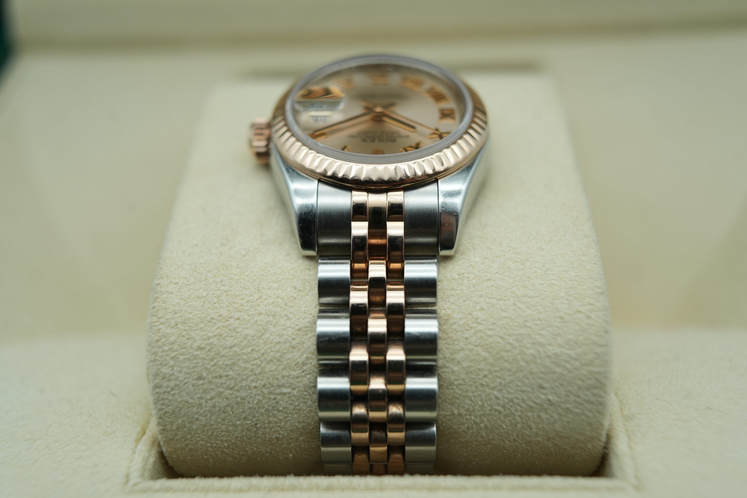 Rolex 179171 Two-Tone Lady Datejust Pink Roman Number Dial