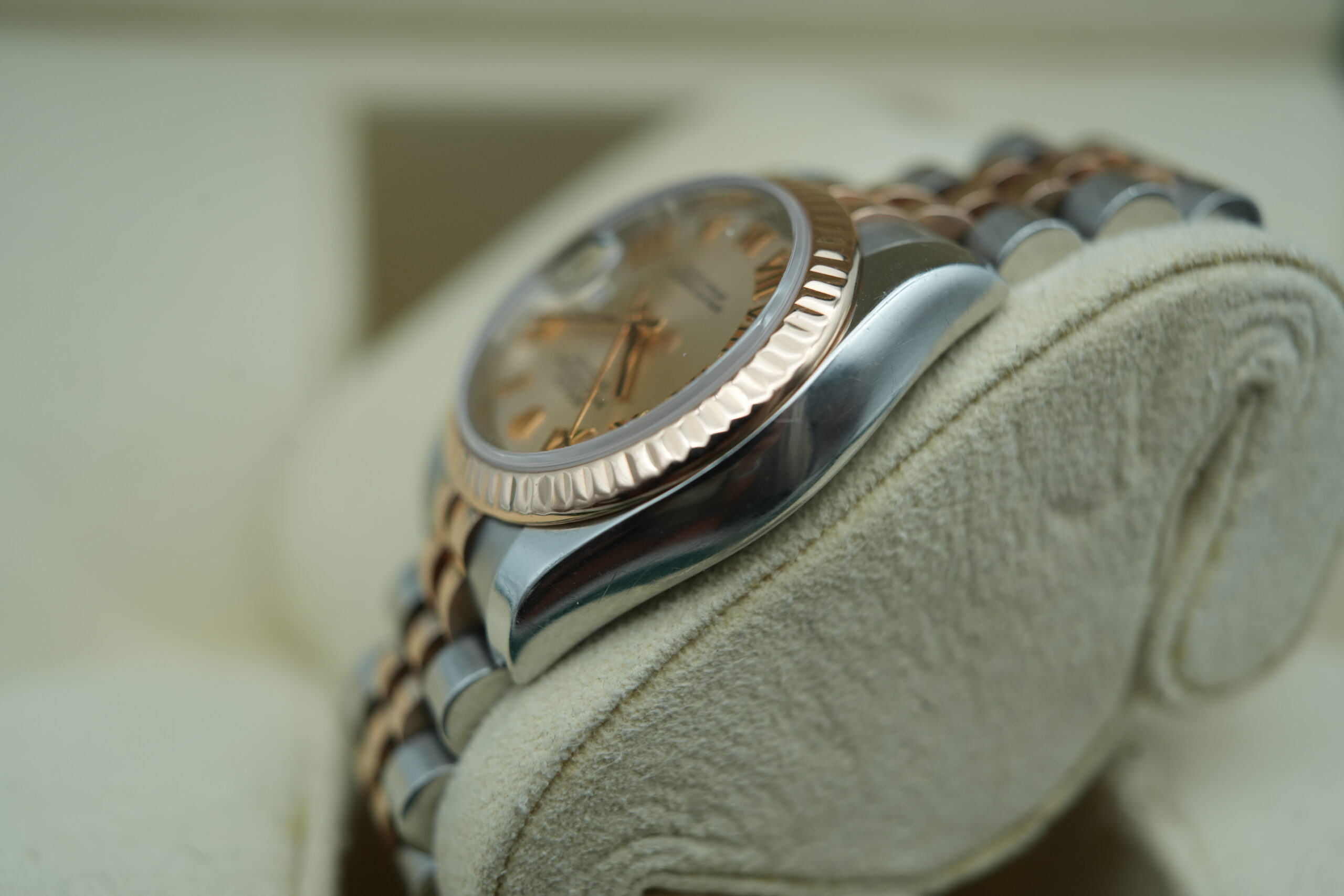 Rolex 179171 Two-Tone Lady Datejust Pink Roman Number Dial