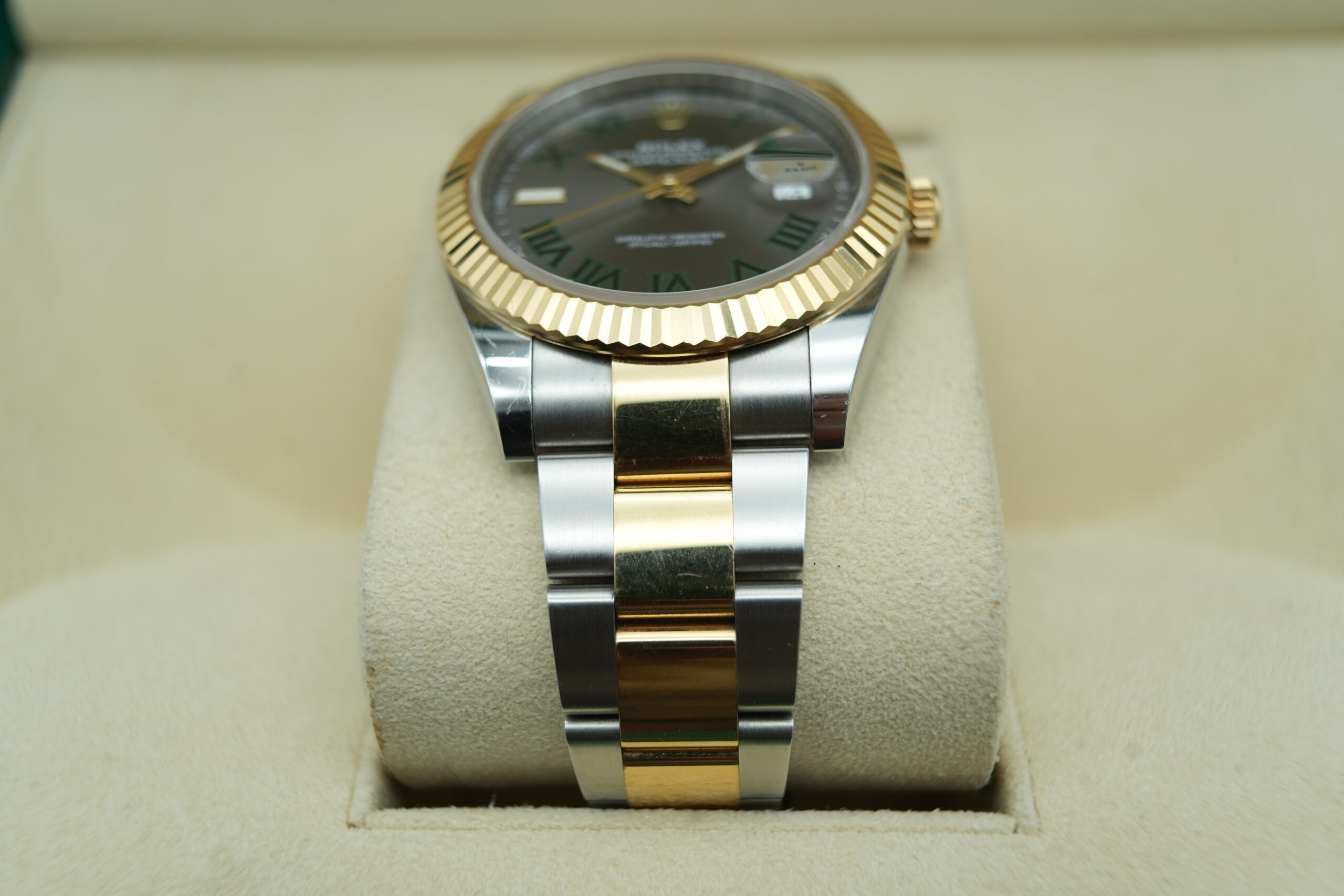 Rolex 126333 Two-Tone Datejust 41 Wimbledon on Oyster