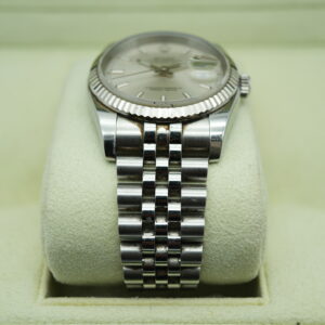 Rolex 116234 Datejust 36mm Silver Dial in Jubilee view 6