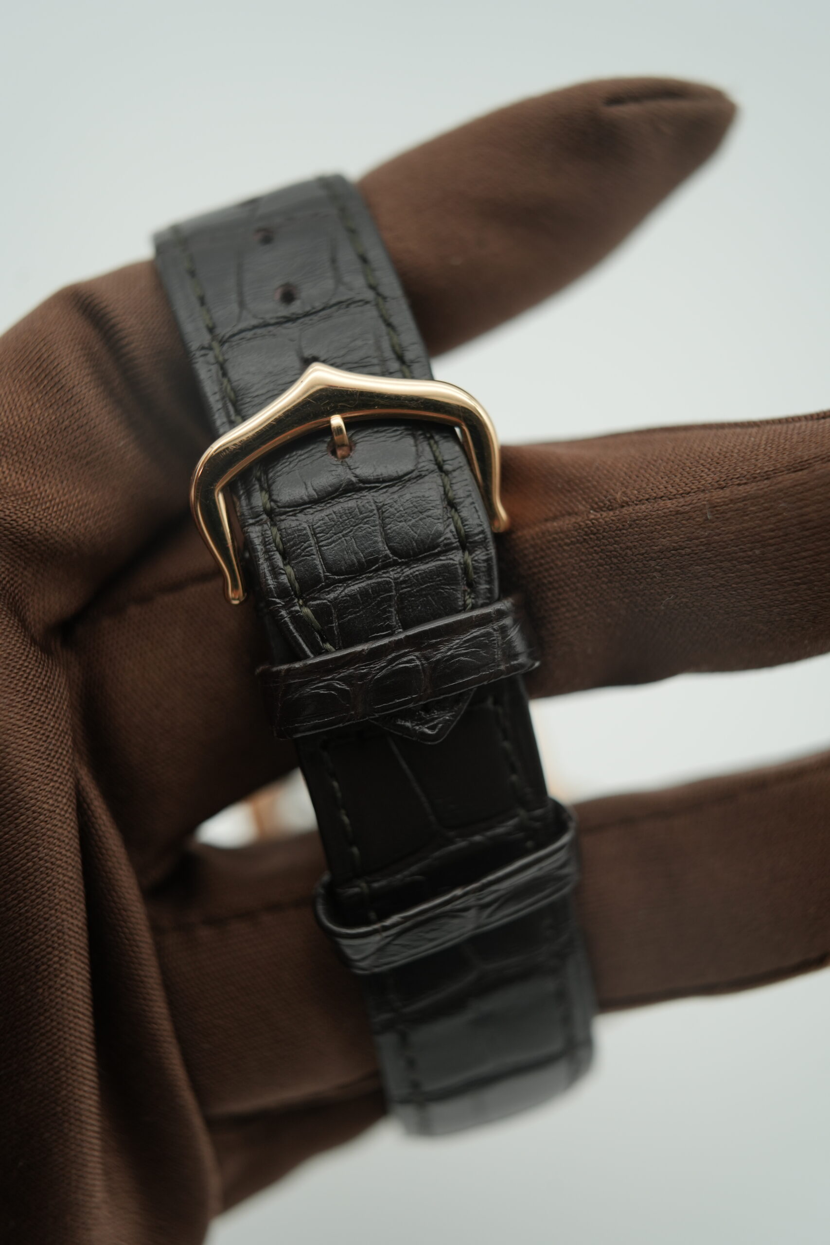 Cartier WHSA0030 Santos Dumont Skeleton Watch w/ Micro Rotor
