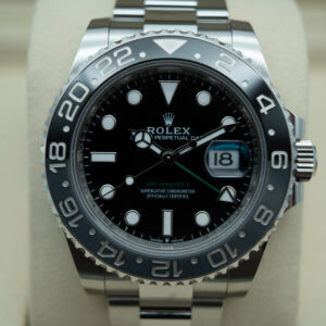 Rolex 126710GRNR GMT Master II “Bruce Wayne” view 2