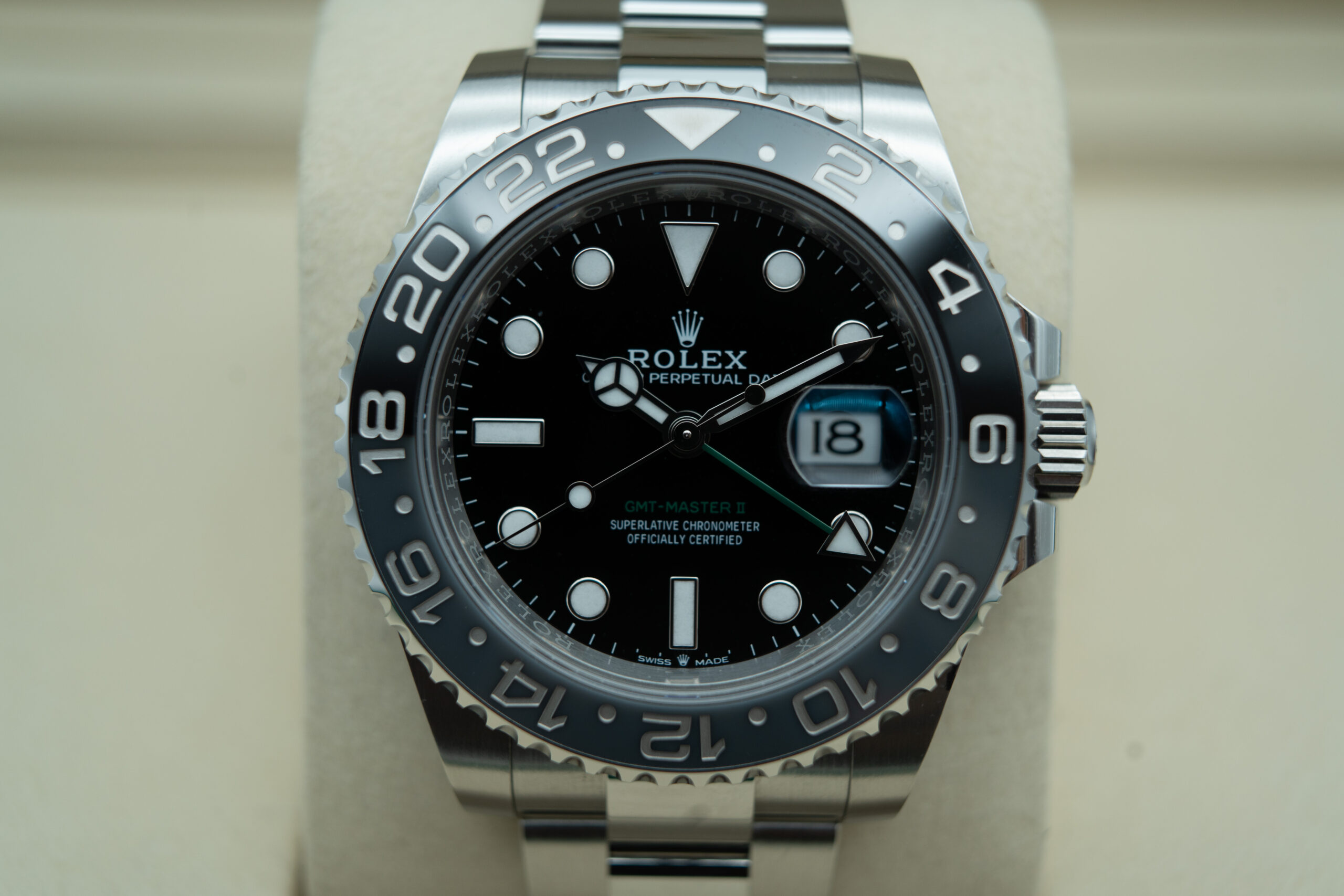Rolex 126710GRNR GMT Master II "Bruce Wayne"