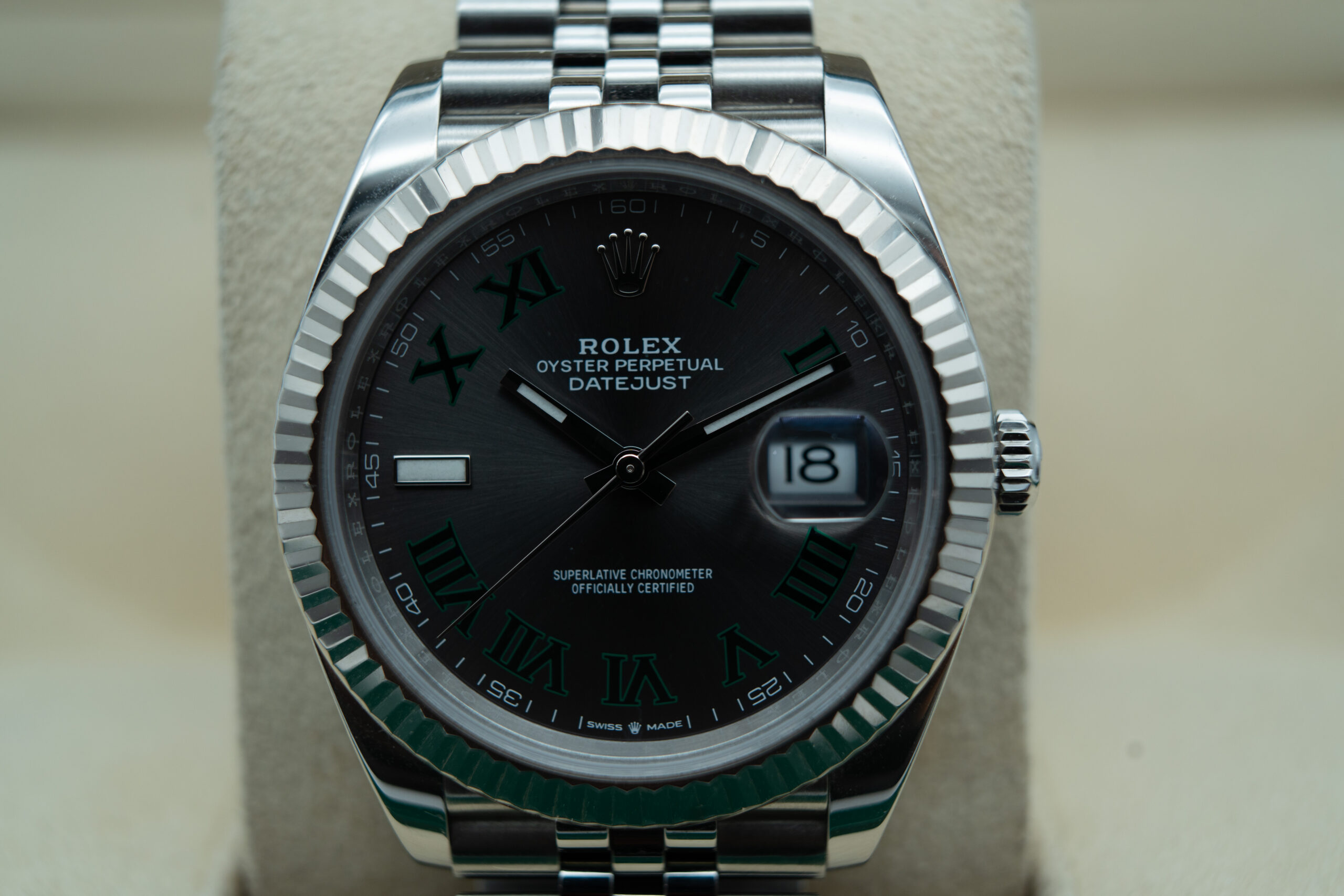 Rolex 126334 Datejust 41 Wimbledon on Jubilee