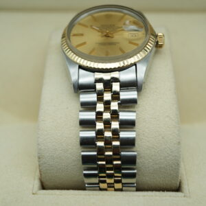 Rolex 16013 Datejust Two-Tone Champagne Dial view 6