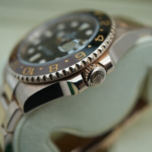 Rolex 126715CHNR Rose Gold GMT Master II Rootbeer view 4