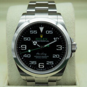 Rolex 126900 Air King Black Dial view 2