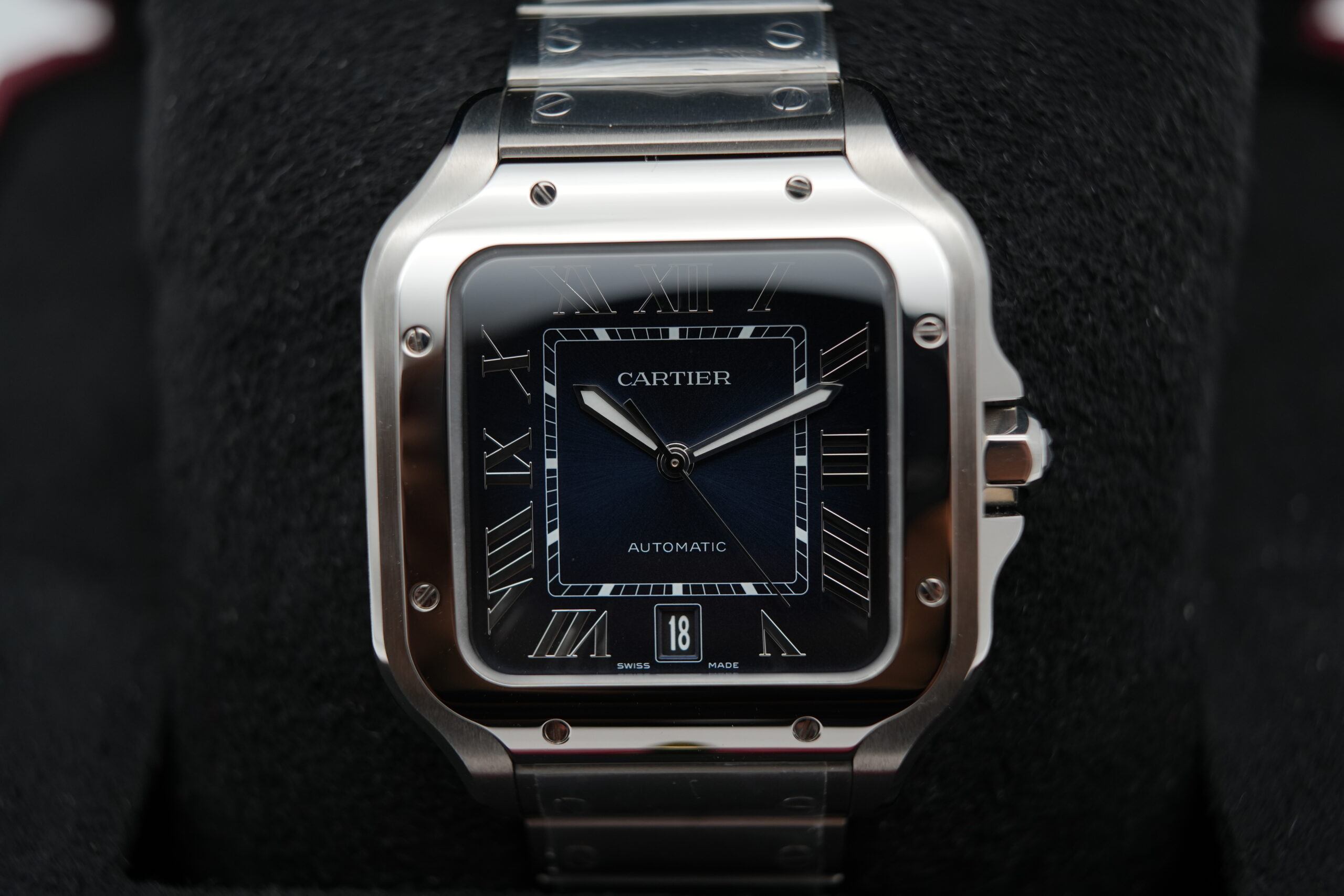 Cartier Santos WSSA0030 Large Blue Dial