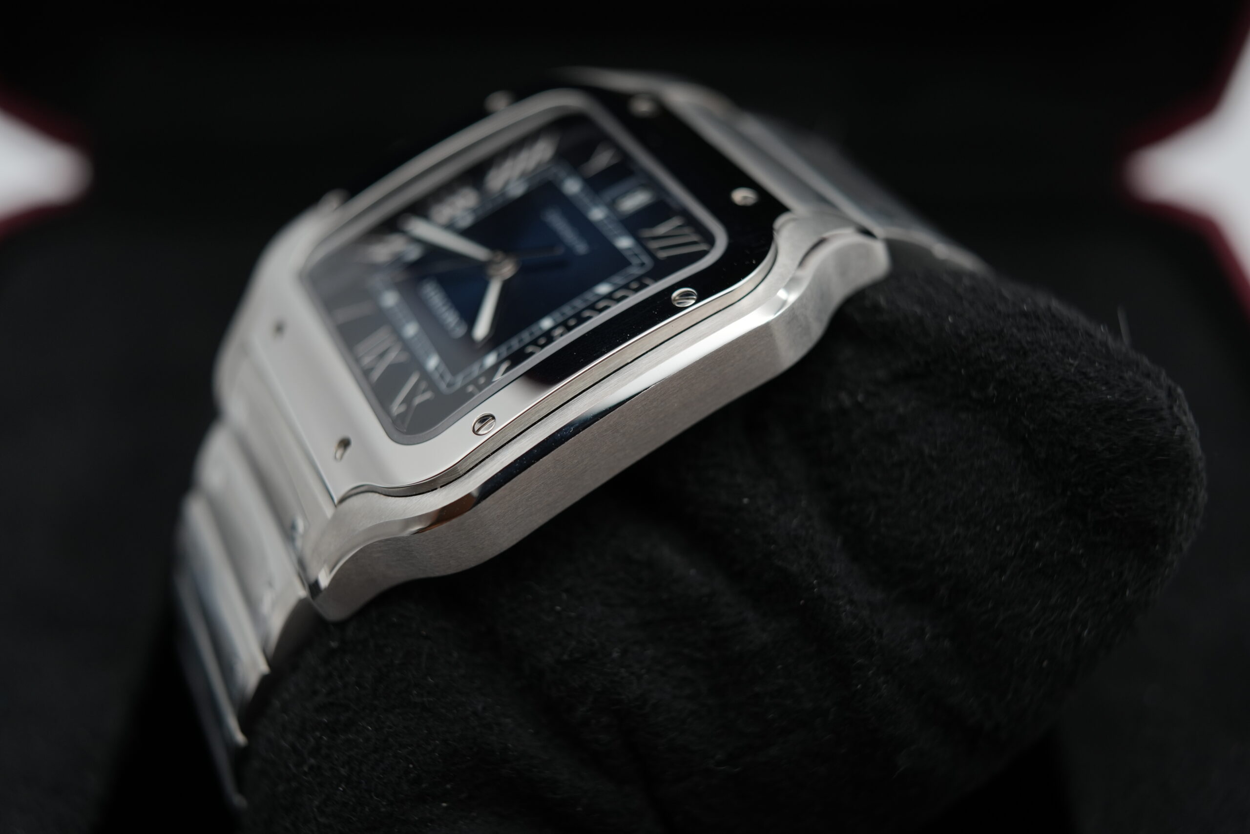 Cartier Santos WSSA0030 Large Blue Dial