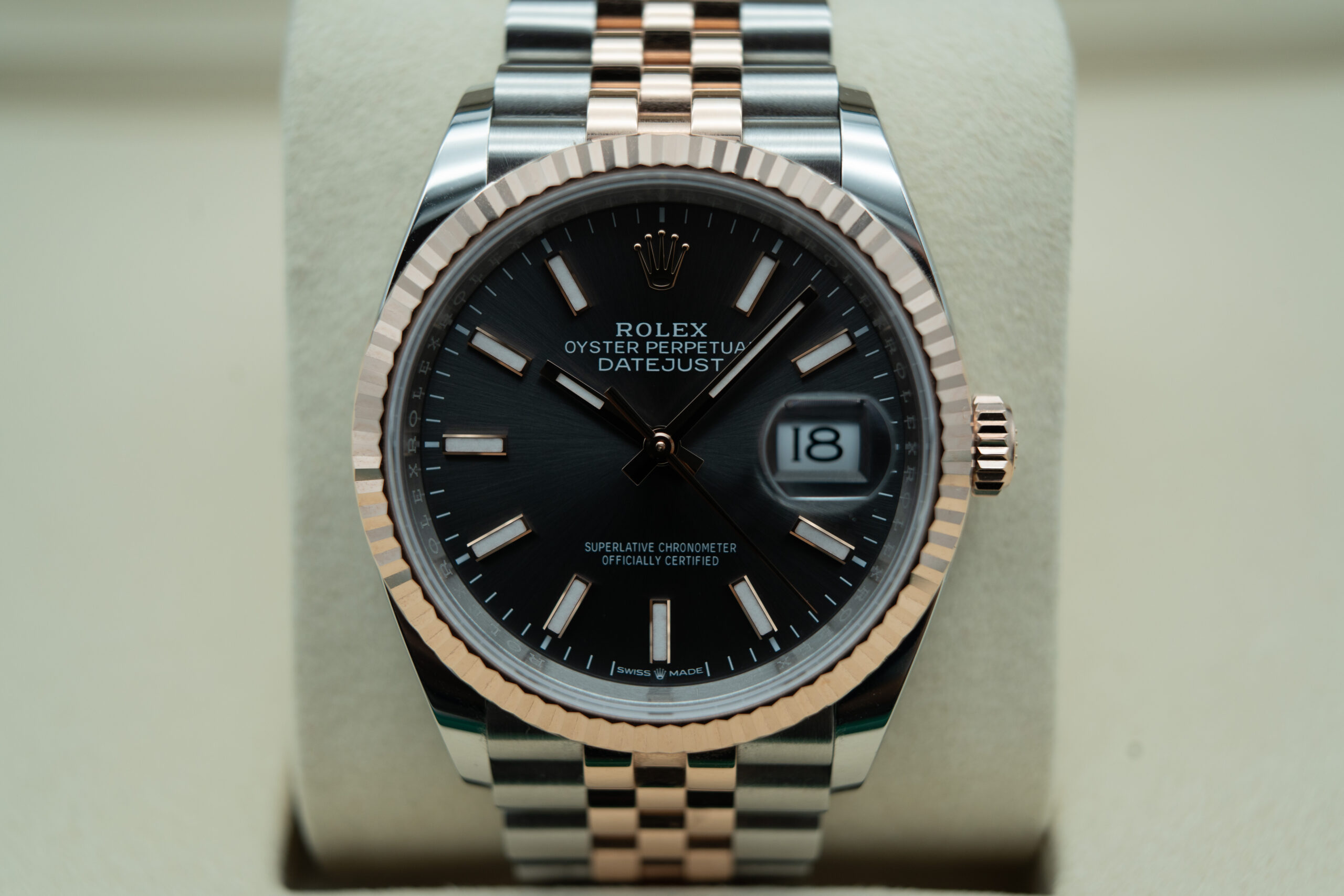Rolex 126231 Datejust Grey Dial in Jubilee