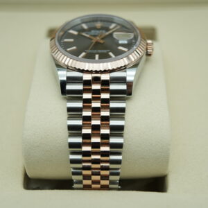 Rolex 126231 Datejust Grey Dial in Jubilee view 3