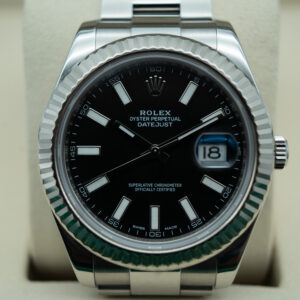 Rolex 116334 Datejust II Black Dial view 7