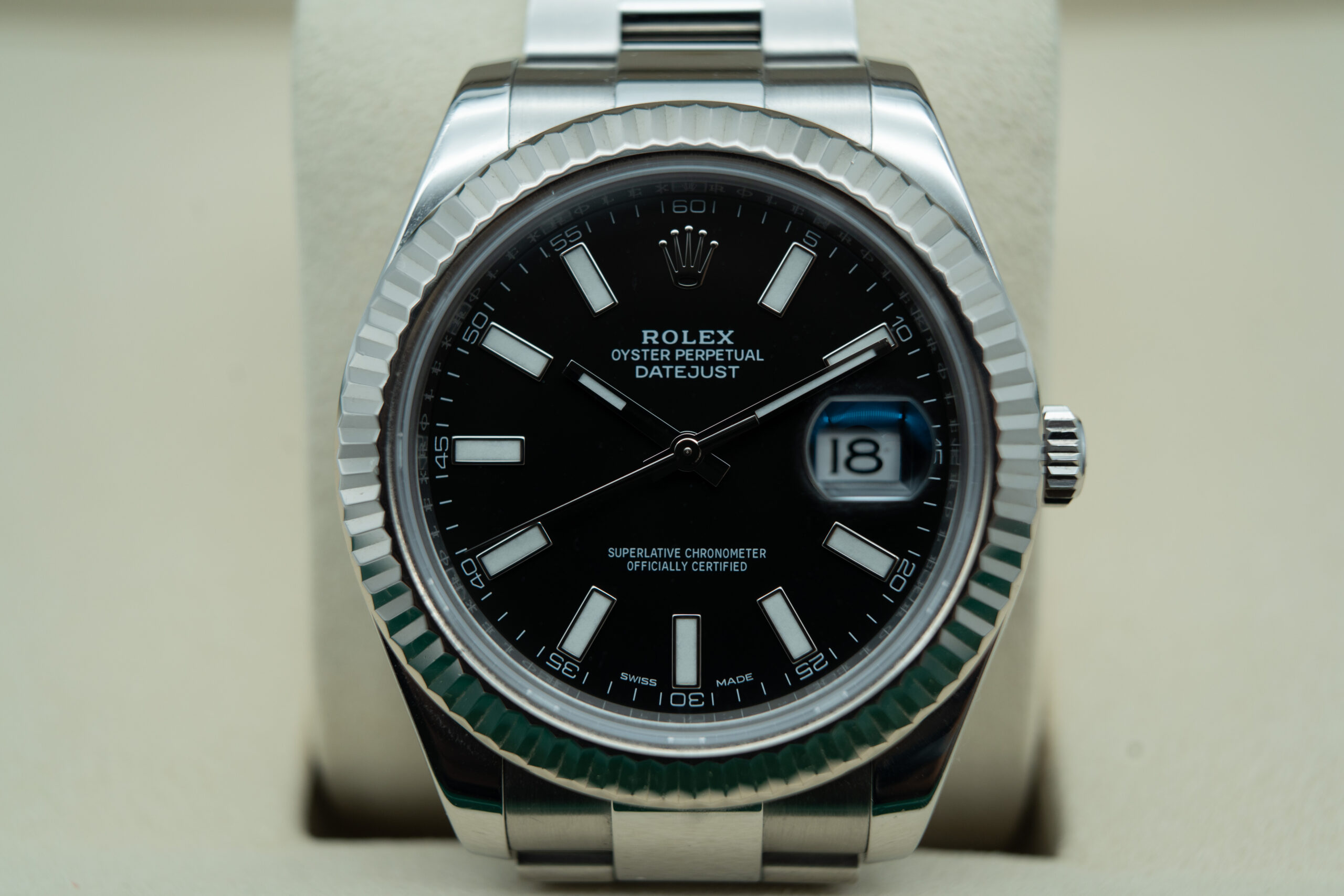 Rolex 116334 Datejust II Black Dial