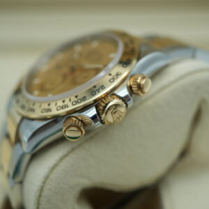 Rolex 116503 Yellow Gold Two-Tone Daytona Champagne dial view 5