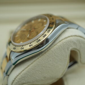 Rolex 116503 Yellow Gold Two-Tone Daytona Champagne dial view 6