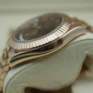 Rolex 218235 Day-Date II Chocolate Roman Dial
