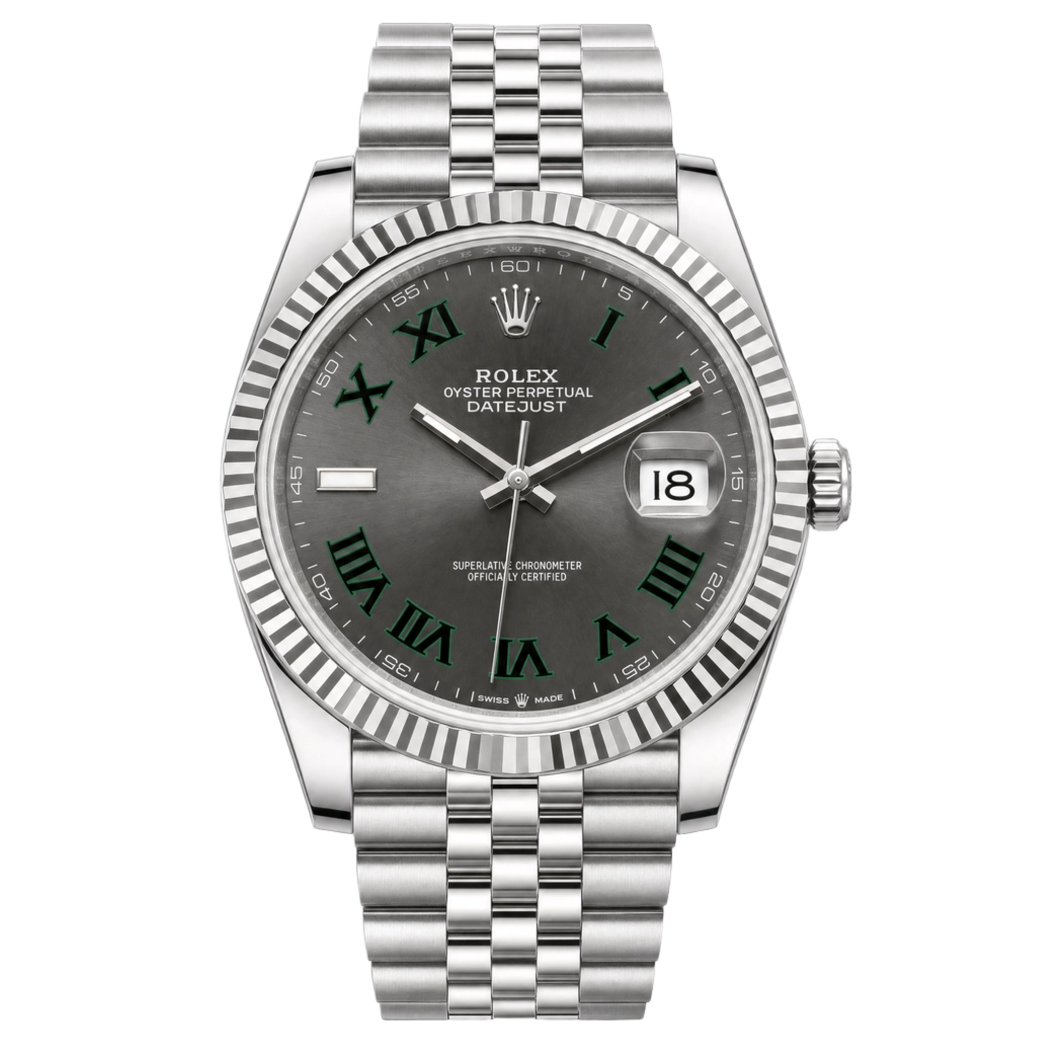 Rolex 126334 Datejust 41 Wimbledon on Jubilee