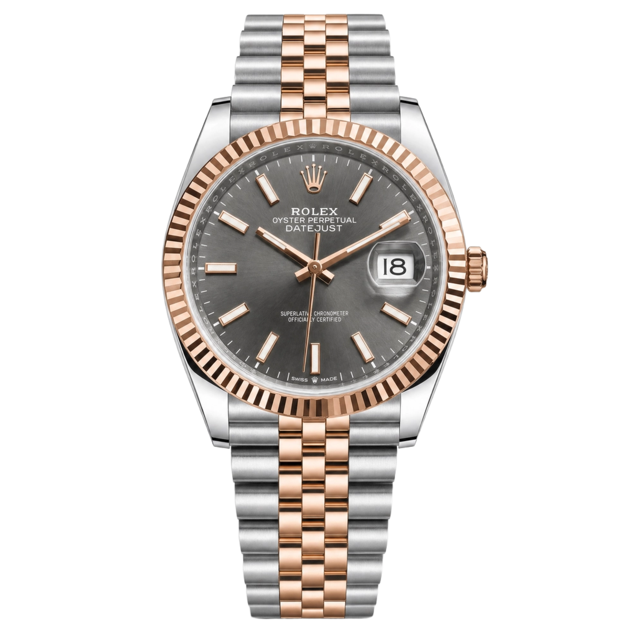 Rolex 126231 Datejust Grey Dial in Jubilee