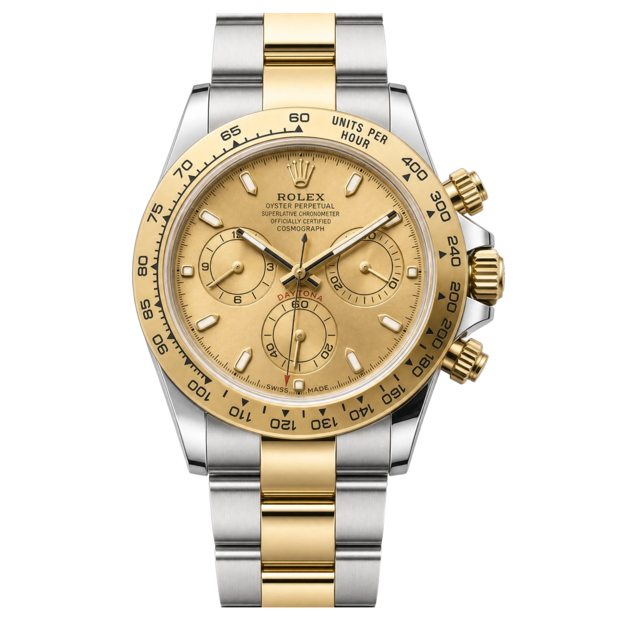 Rolex 116503 Yellow Gold Two-Tone Daytona Champagne dial