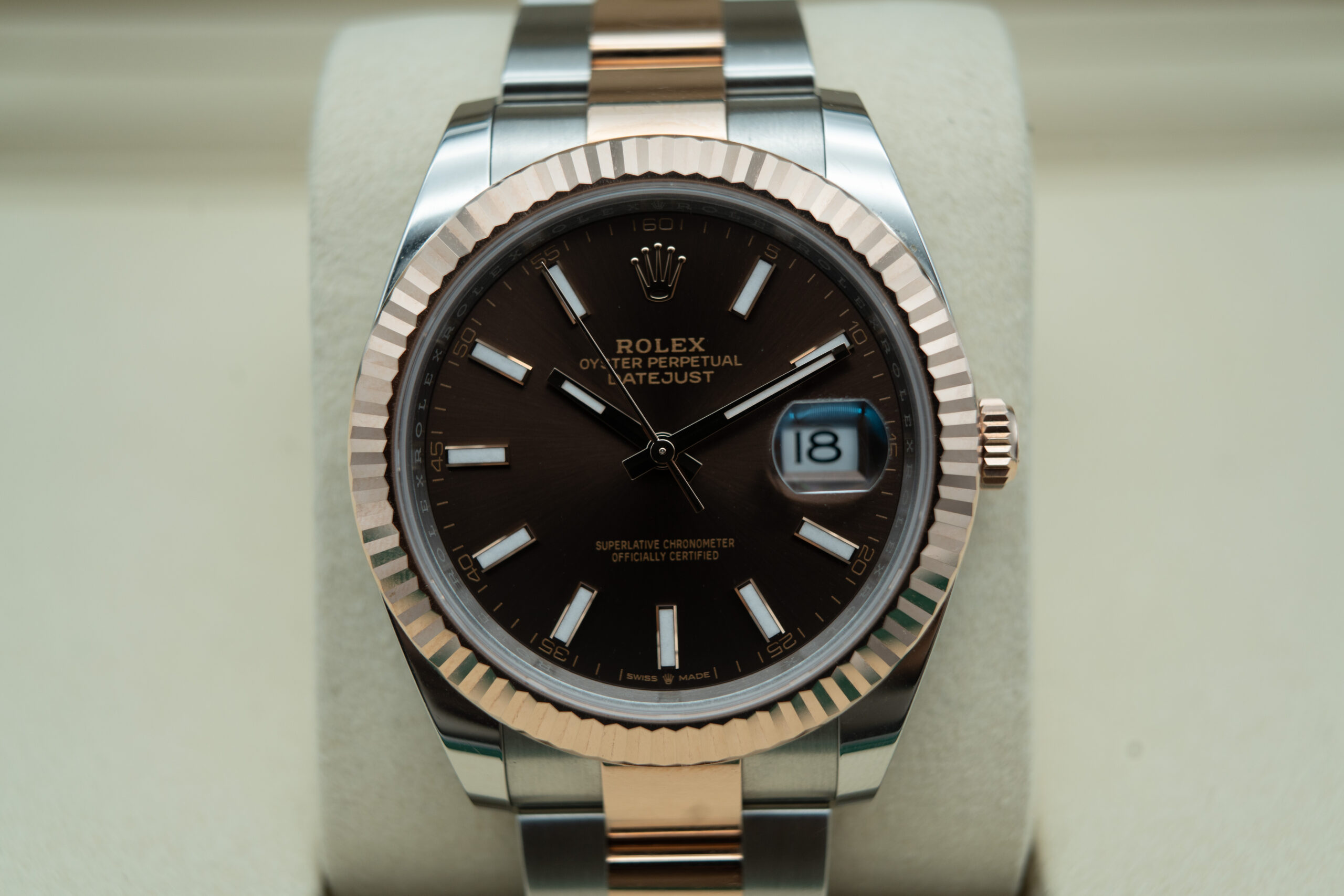 Rolex 126331 Two-Tone Datejust Chocolate Index Dial