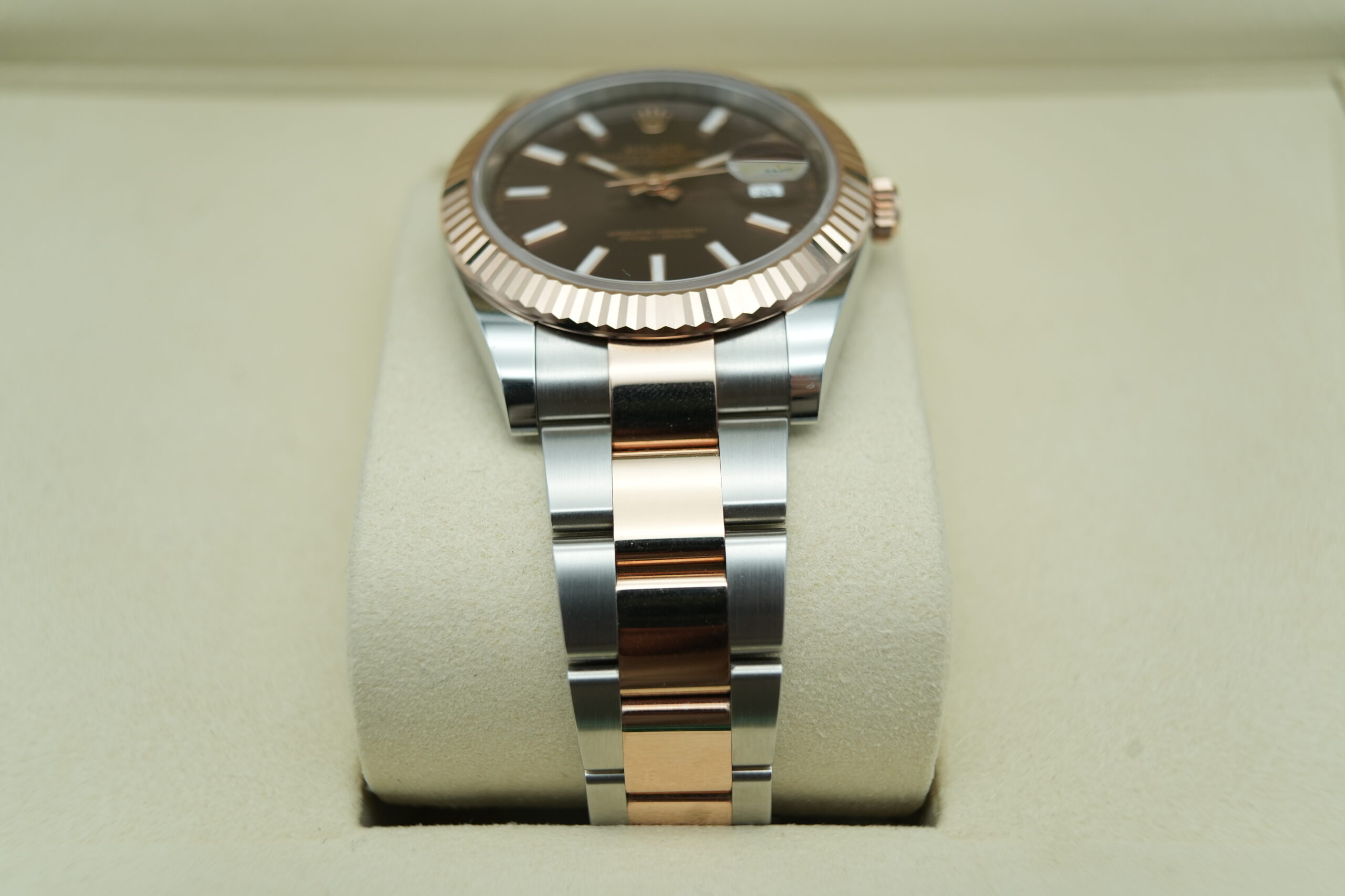 Rolex 126331 Two-Tone Datejust Chocolate Index Dial