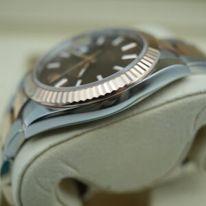 Rolex 126331 Two-Tone Datejust Chocolate Index Dial view 6