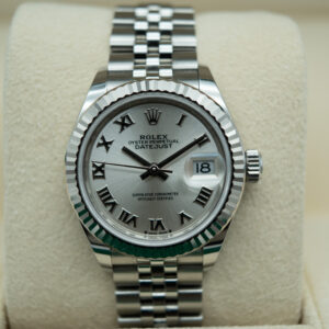 Rolex 279174 Lady Datejust in Jubilee Silver Roman Dial view 2