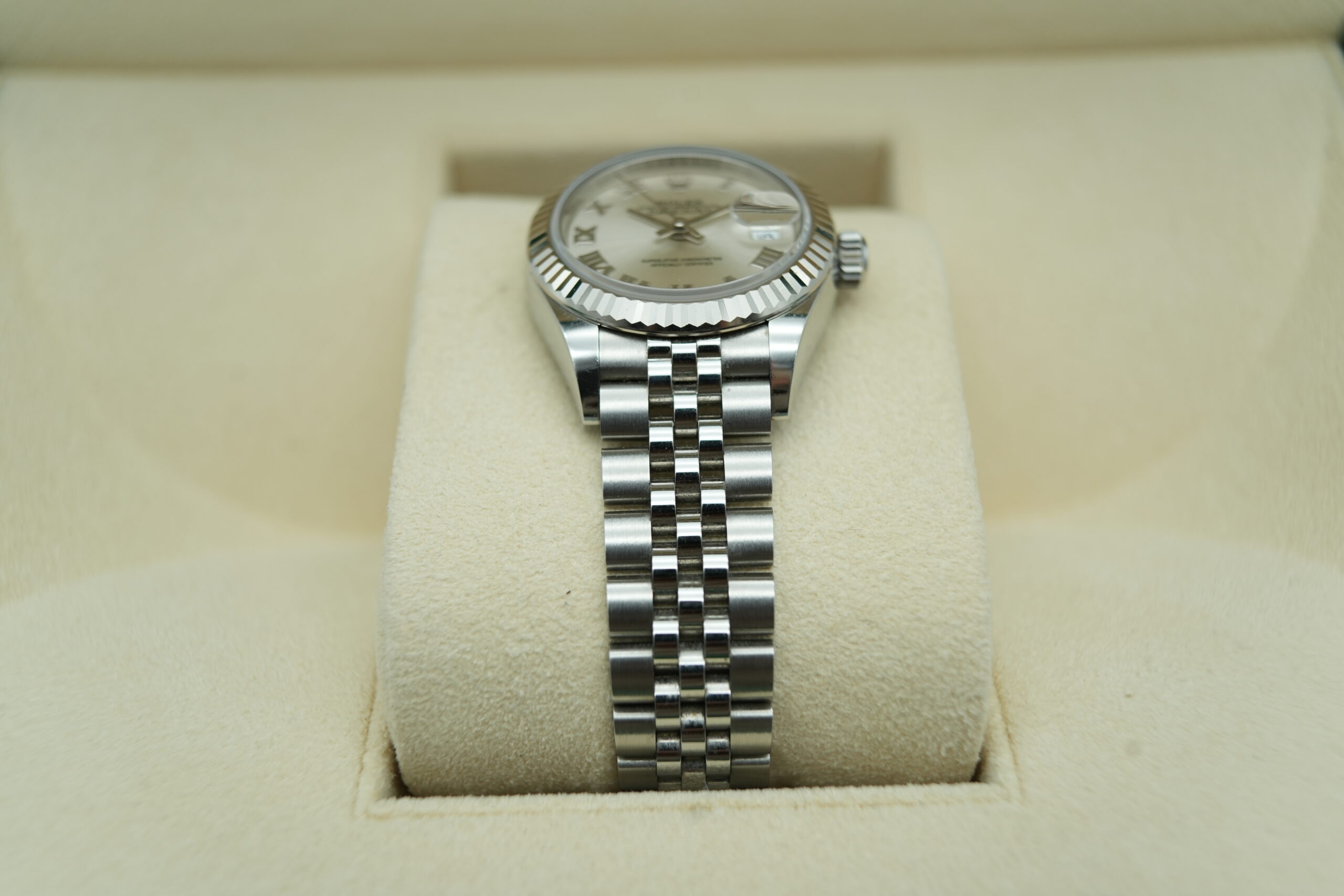 Rolex 279174 Lady Datejust in Jubilee Silver Roman Dial