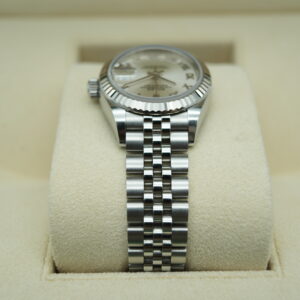 Rolex 279174 Lady Datejust in Jubilee Silver Roman Dial view 4