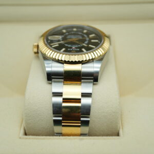 Rolex 326933 Sky-Dweller Two-Tone Black Dial view 4