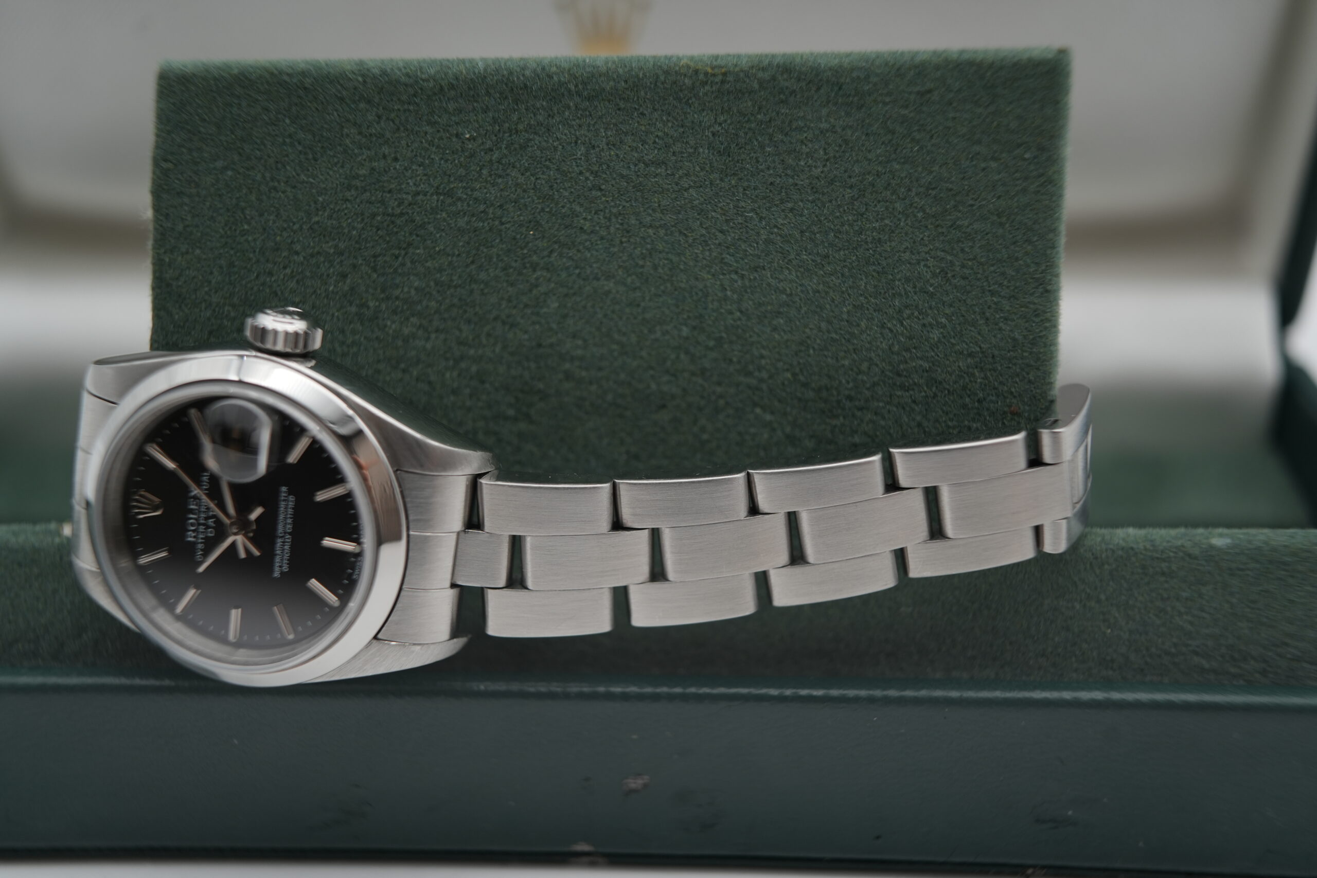 Rolex 69160 Oyster Perpetual Date Black Dial