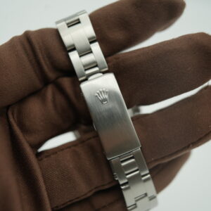 Rolex 69160 Oyster Perpetual Date Black Dial view 7