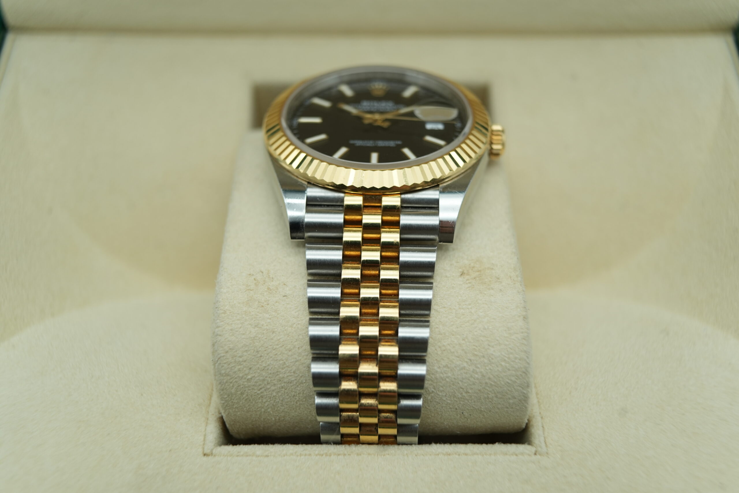 Rolex 126333 41mm Two-Tone Datejust Black Dial