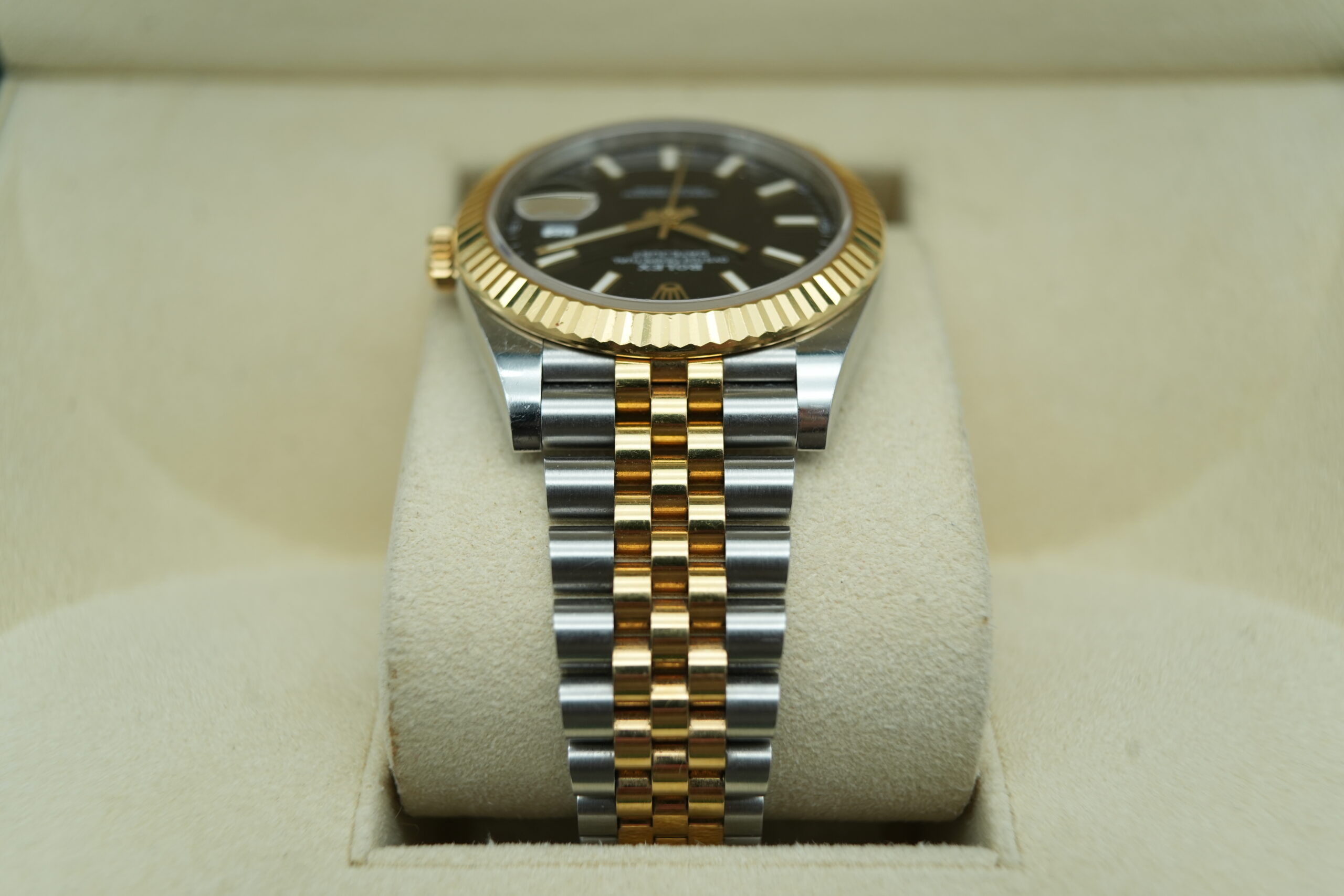 Rolex 126333 41mm Two-Tone Datejust Black Dial