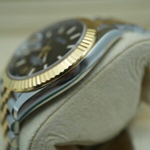 Rolex 126333 41mm Two-Tone Datejust Black Dial view 6