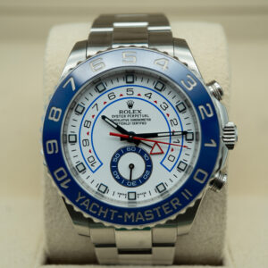Rolex 116680 Yacht-Master II White Dial view 2