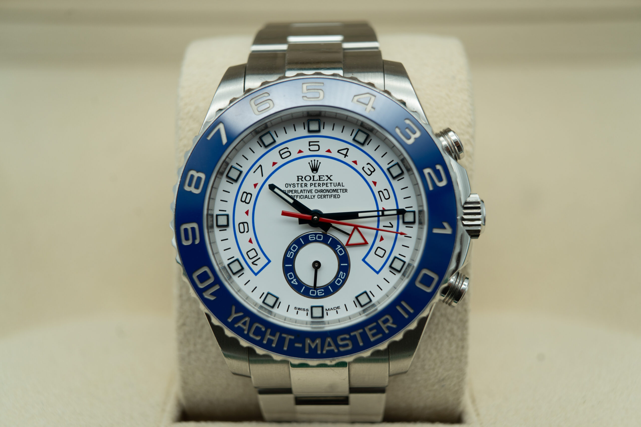 Rolex 116680 Yacht-Master II White Dial