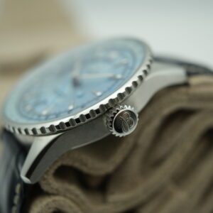 Breitling A32310 Navitimer Ice Blue Dial GMT view 5