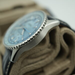 Breitling A32310 Navitimer Ice Blue Dial GMT view 6