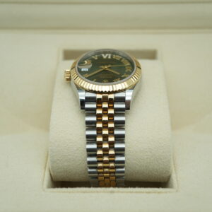 Rolex 278273 Datejust 31 Olive Green Roman dial view 5
