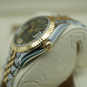 Rolex 278273 Datejust 31 Olive Green Roman dial view 3