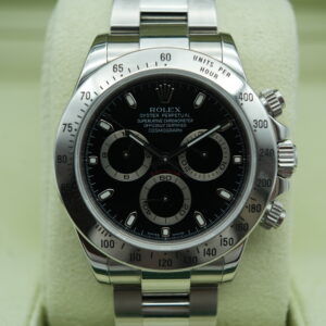 Rolex 116520 Daytona Black dial view 2