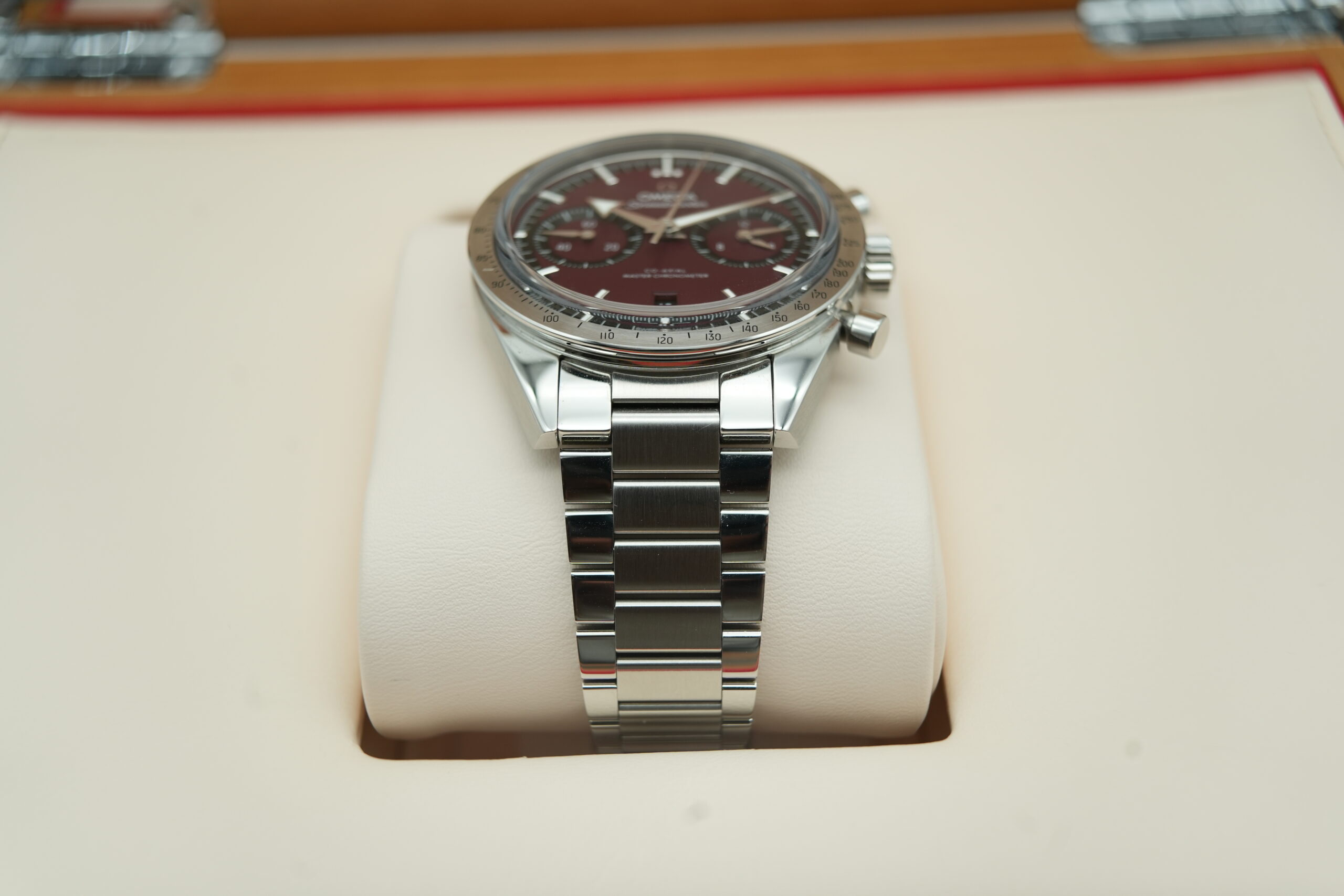 Omega 33210415111001 Speedmaster '57  Burgundy