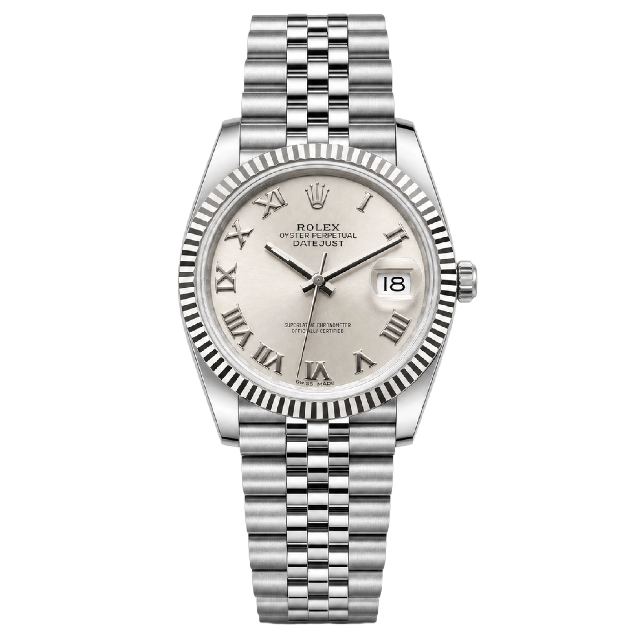 Rolex 279174 Lady Datejust in Jubilee Silver Roman Dial