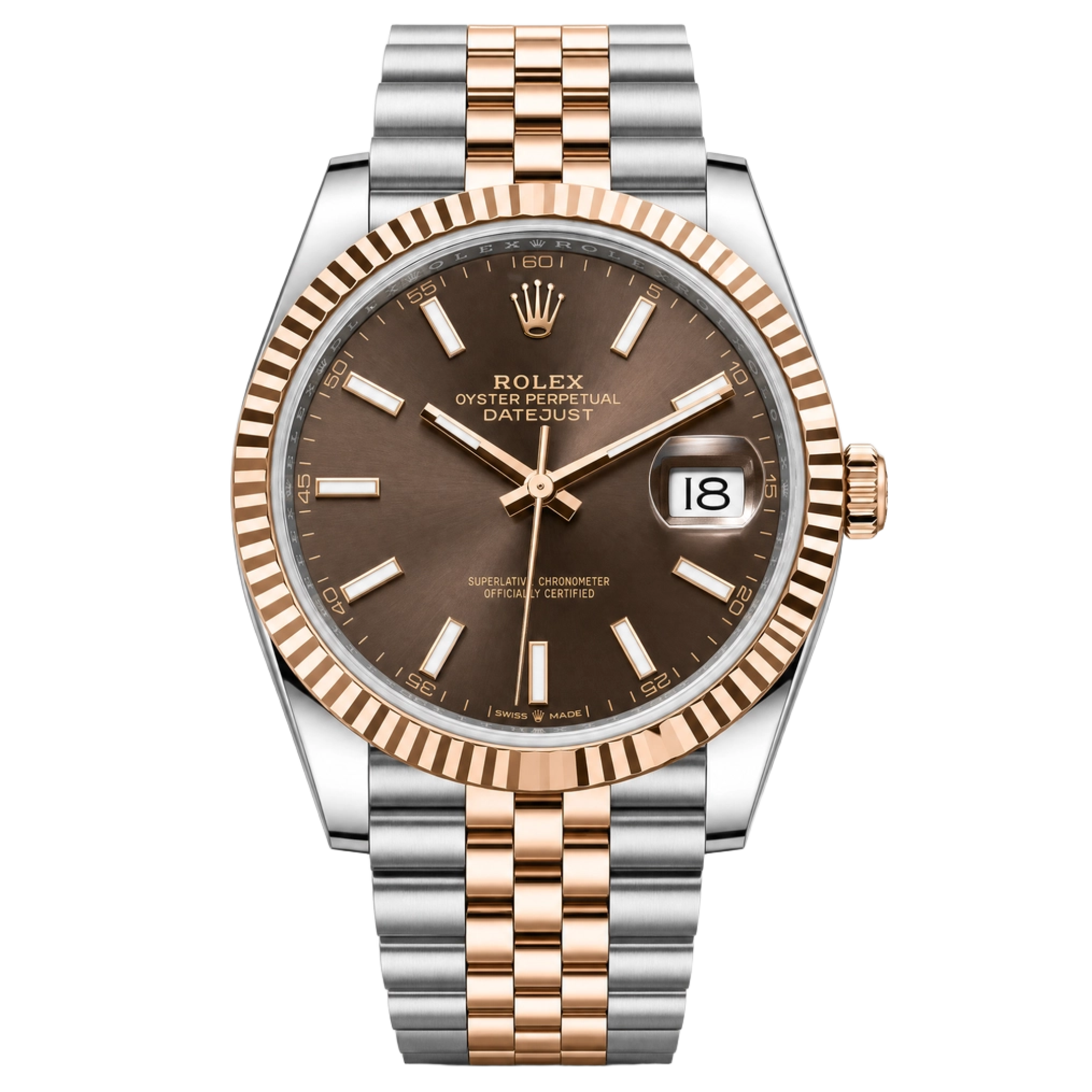 Rolex 126331 Two-Tone Datejust Chocolate Index Dial