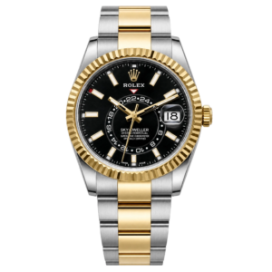 Rolex 326933 Sky-Dweller Two-Tone Black Dial